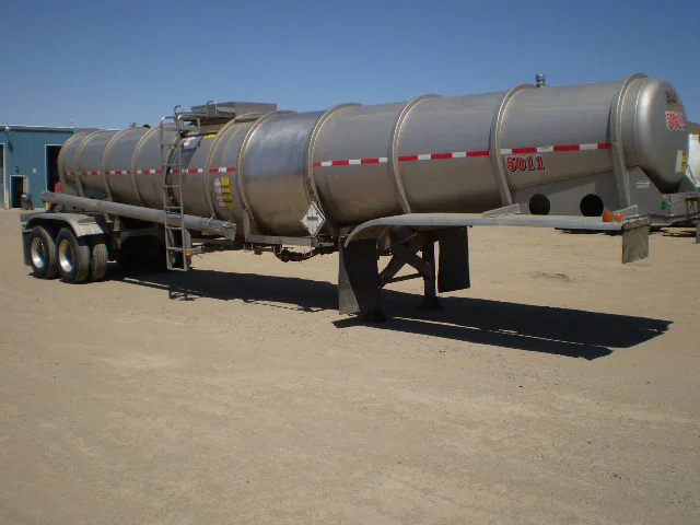 Polished aluminum tank after inspection and repair at Largo Tank & Equipment