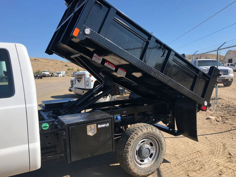 Largo-built municipal dump body truck