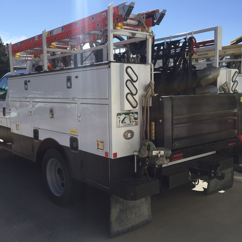 Electrical line body truck